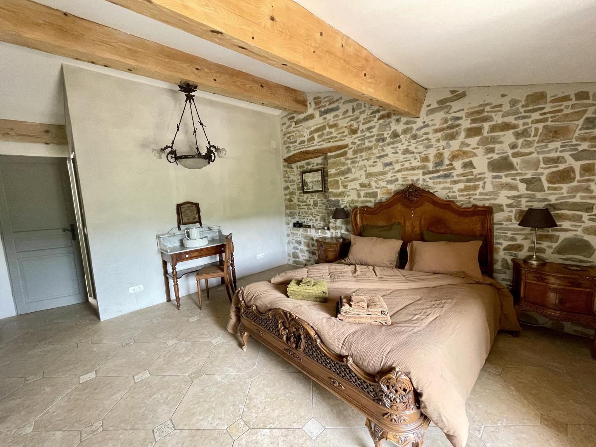 Le Domaine De La Tuilerie - Gite De Charme En Bord De Riviere Avec Piscine Servies-en-Val ห้อง รูปภาพ